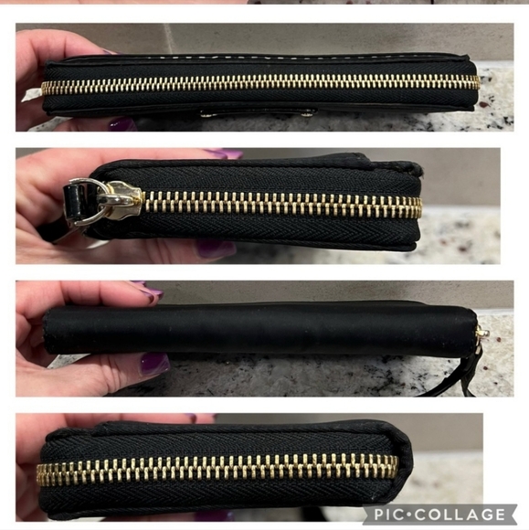 Kate Spade Black Long Zip Women's Wallet - Picture 5 of 5
